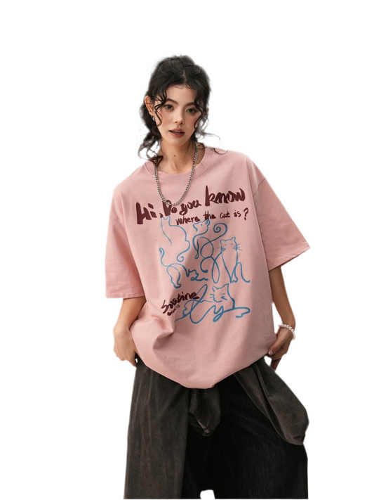 Grafficat Oversized Street Tee
