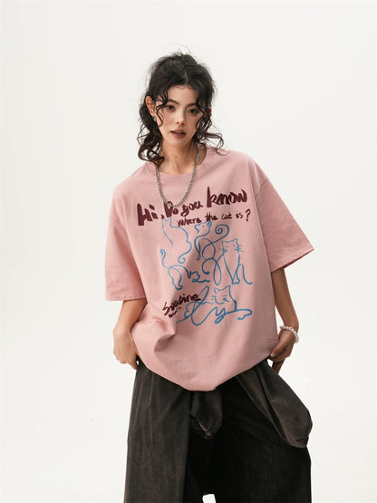 Grafficat Oversized Street Tee