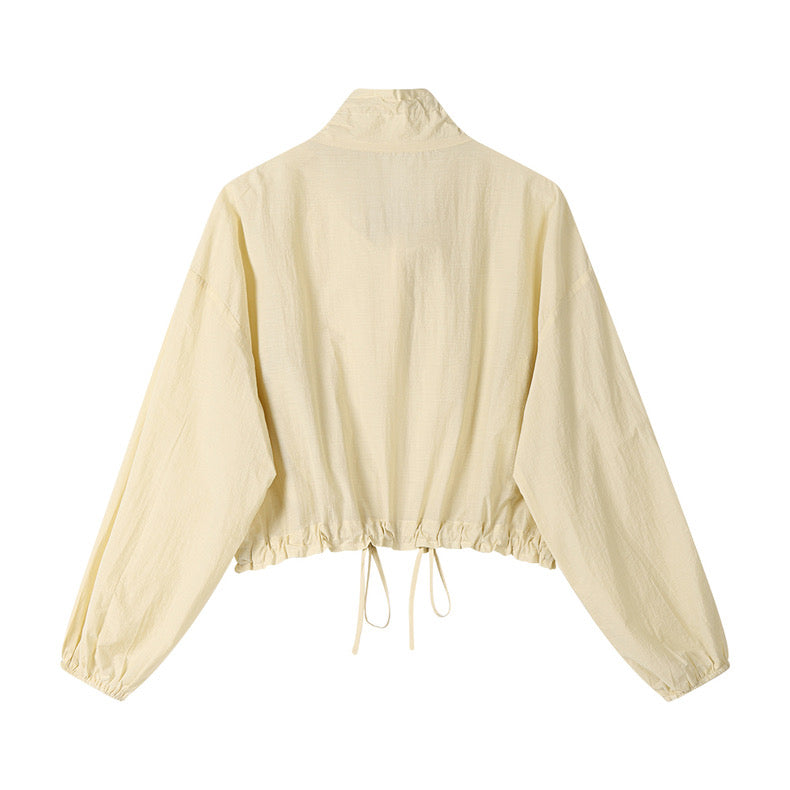 Ruffled Edge Lightweight Summer Jacket