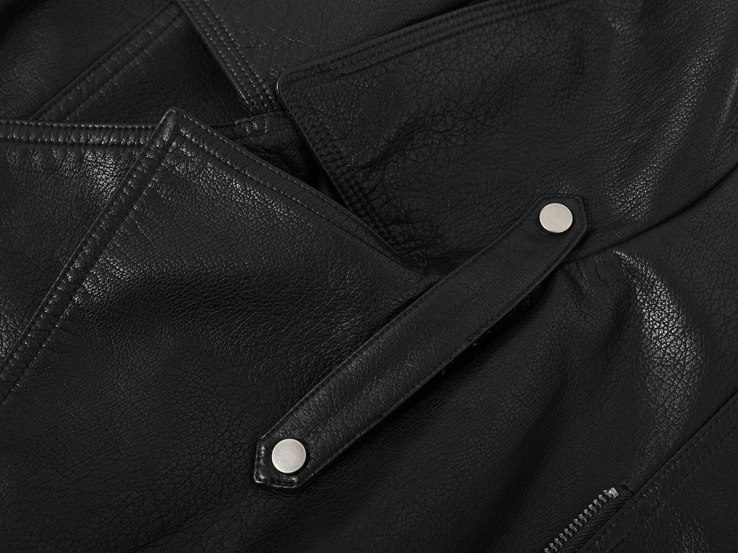 Café Noir Vintage Lapel Moto Jacket