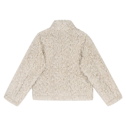Women’s Lamb Wool Plush Short Jacket
