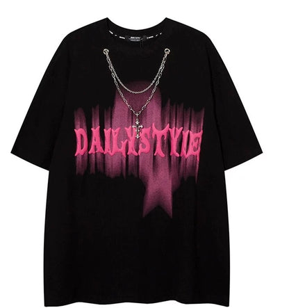Neon Core Chain Graphic Tee