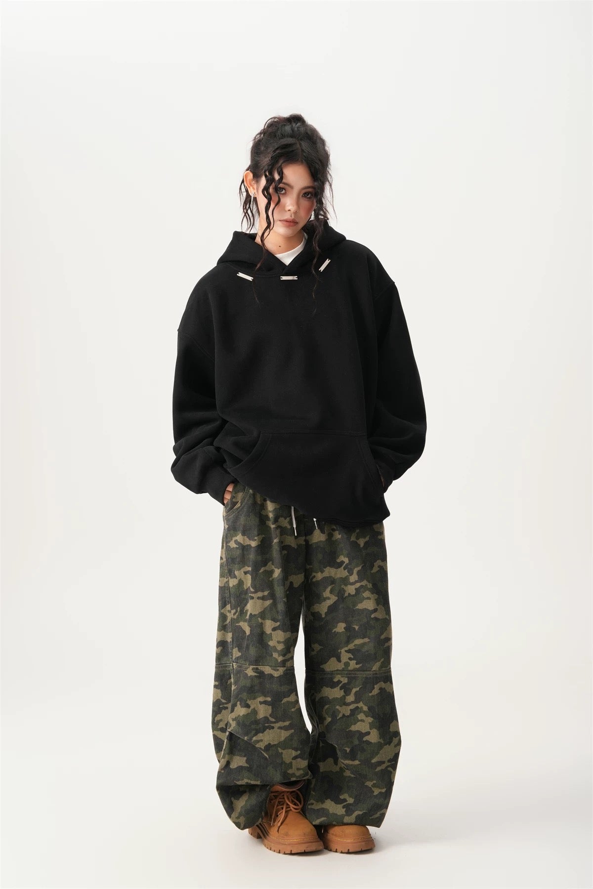 Street Luxe Slouchy Loose Hoodie