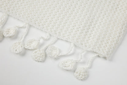 Summer Hollow Knit Hooded Sweater for Women