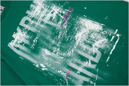Casual High Street Abstract Graffiti Oversized Tee