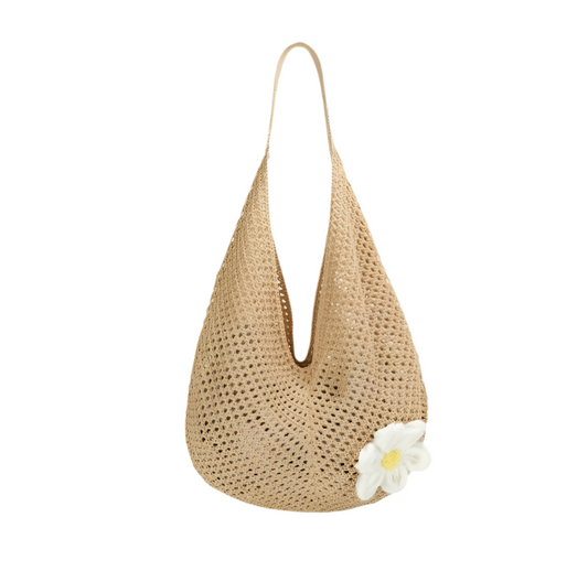 Stylish Woven Straw Tote Bag