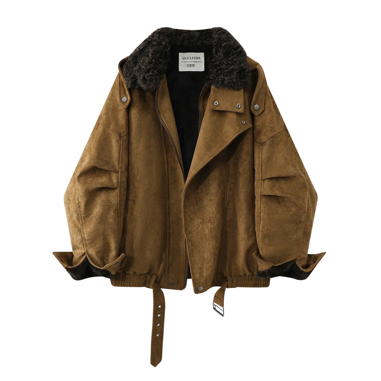 Alpine Luxe Shearling Suede Jacket