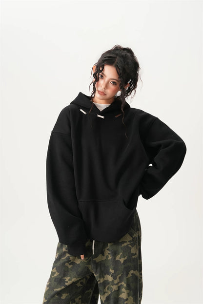Street Luxe Slouchy Loose Hoodie