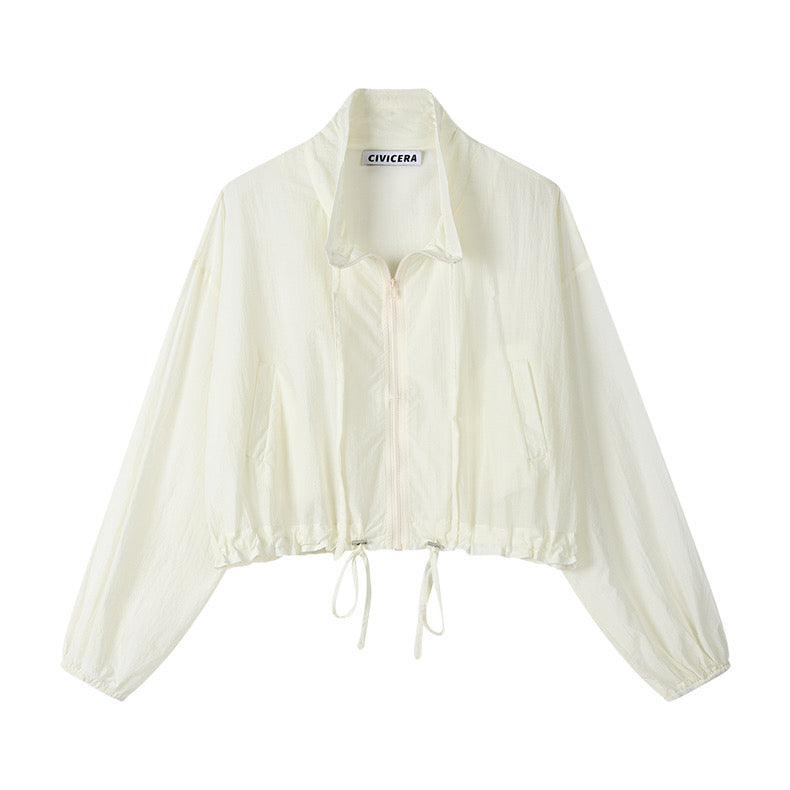 Ruffled Edge Lightweight Summer Jacket