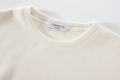 Thickened Letter Print Winter Sweatshirt  for Women