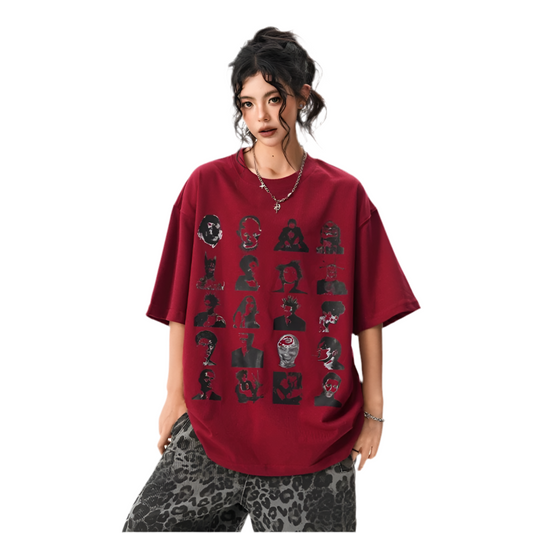 Crimson Legends Oversized Tee