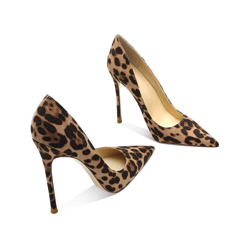 Fierce Leopard Print Stiletto Pumps