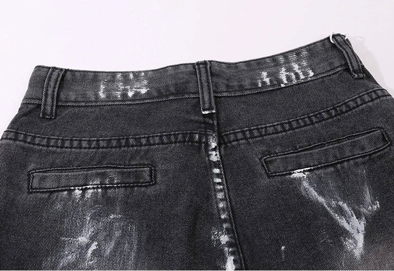 High-Street Graffiti Cargo Jeans