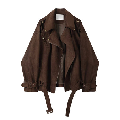 Rustique Suede Vintage Moto Jacket