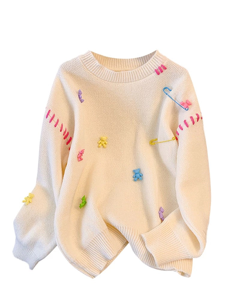 Whimsical Knit Sweater for Women