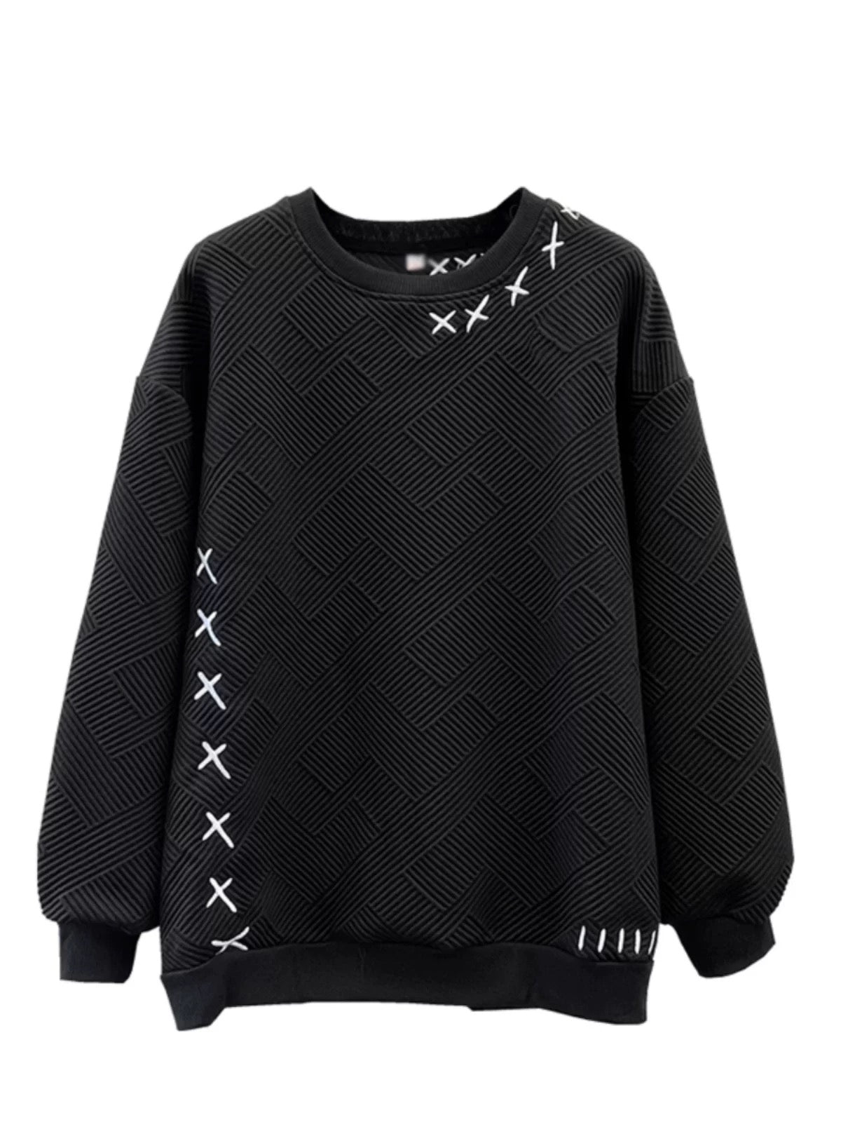 Cozy Knit Embroidered Sweater