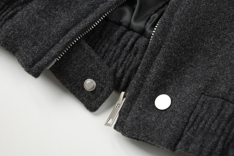 High-Grade Retro Woolen Short Coat