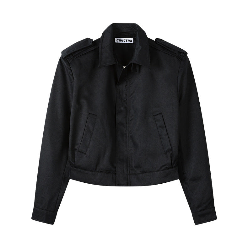 Vintage Lapel Short Jacket - Women's Autumn Classic