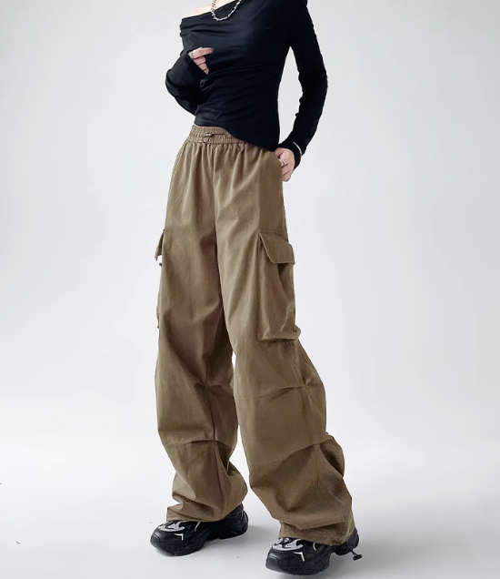 Women’s Casual Cargo Pants | Relaxed Fit Utility Trousers