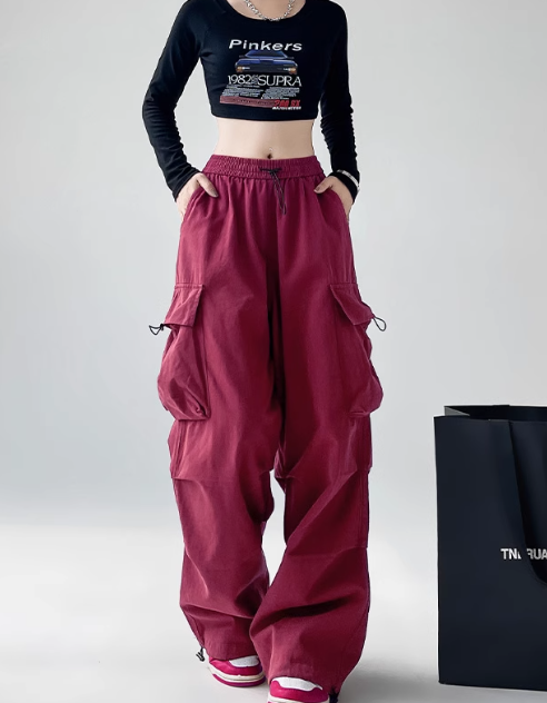 Women’s Casual Cargo Pants | Relaxed Fit Utility Trousers