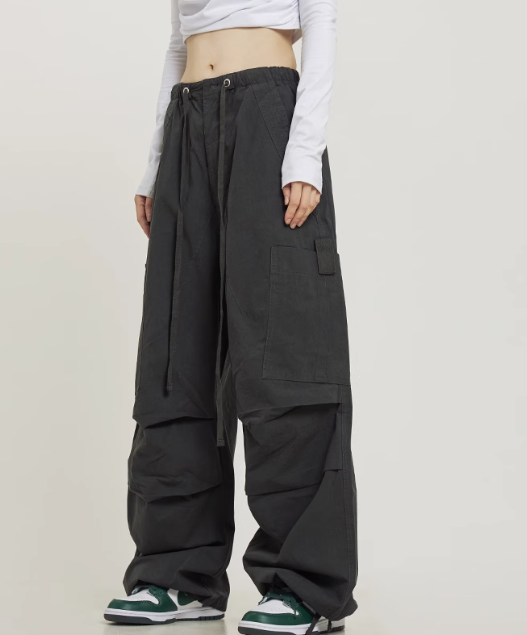 Wide-Leg Overalls | Loose Straight Casual Pants