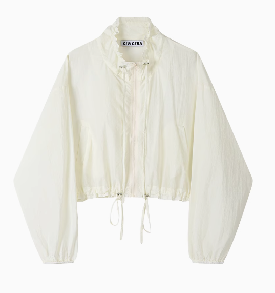 Ruffled Edge Lightweight Summer Jacket