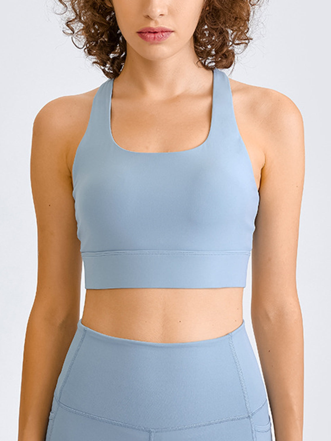 Double Take Square Neck Racerback Cropped Tank Trendsi