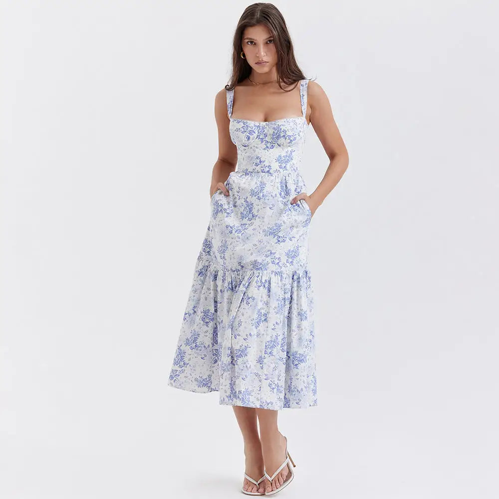 Eline Summer Dress - blue yonderz