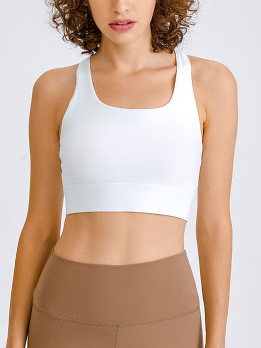 Double Take Square Neck Racerback Cropped Tank Trendsi