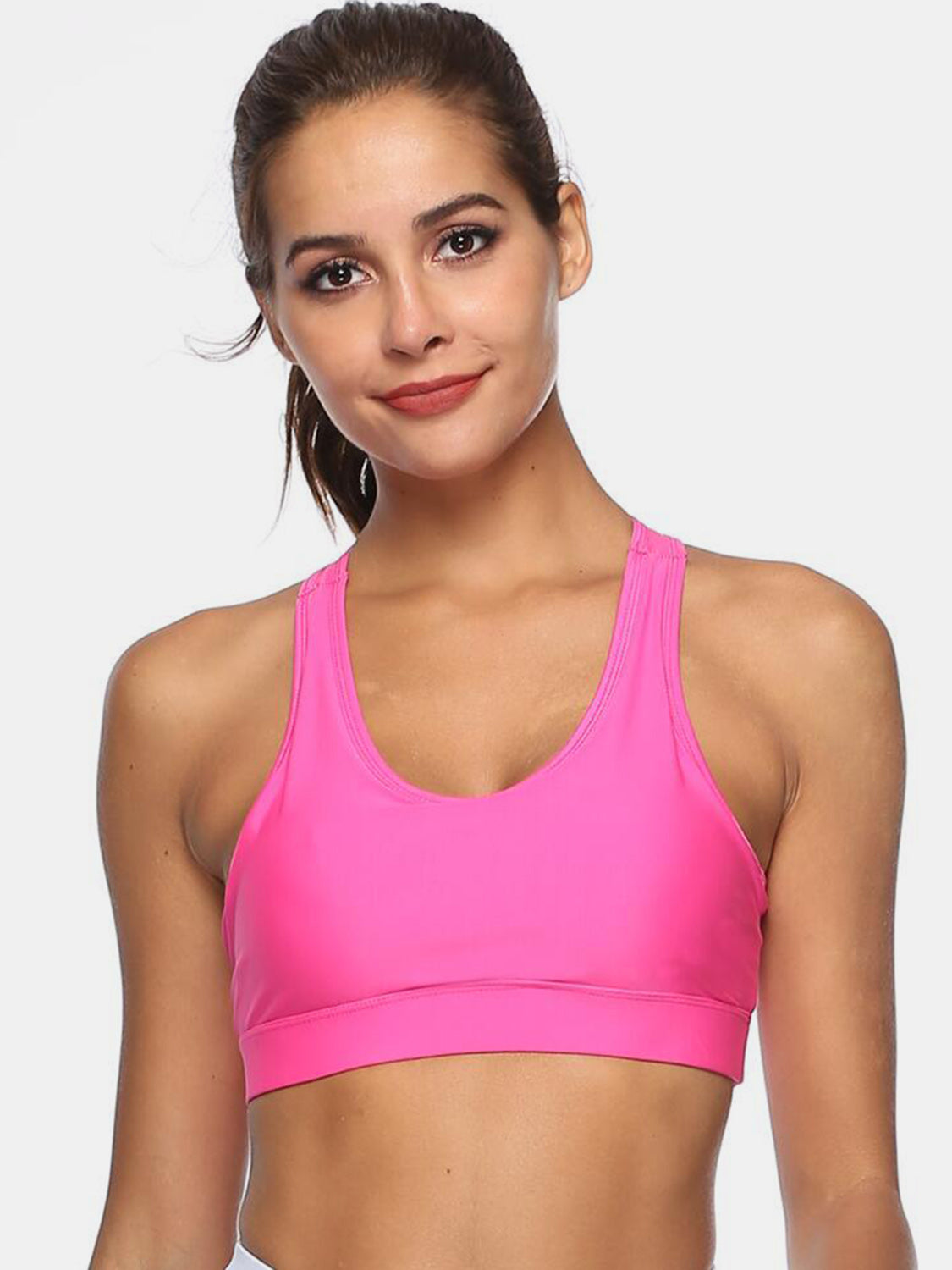 Cutout Scoop Neck Active Tank - bllue yonders