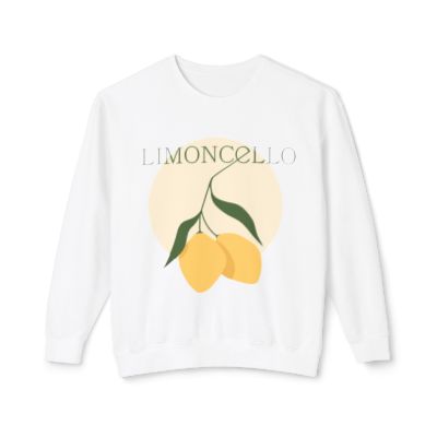 Limoncello Graphic Women's Sweatshirt – Casual, Lightweight, and Stylish Lemon Print Pullover