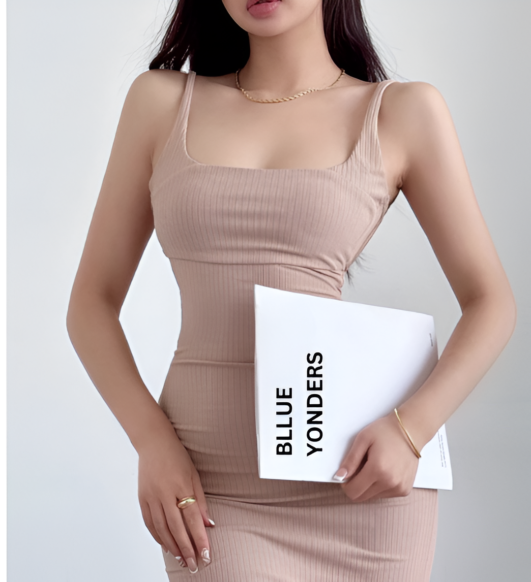 Trendy Sleeveless High-Waist Hip Skirt Dress