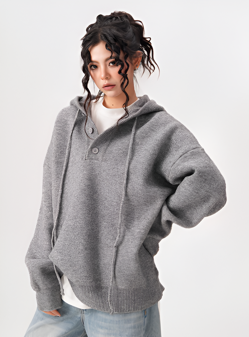 Women Hooded Loose Fit Hoodie Casual Fall Essential